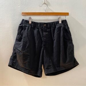 Bear Bottom Shorts Mens Size M-5.5" Inseam Black Chino Elastic Waist Casual